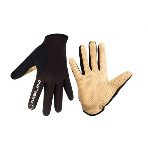 Luvas longas Nalini preto creme